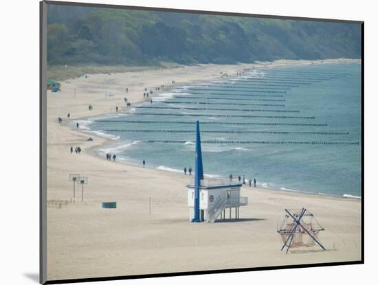 Beach, Warnemunde, Germany-Russell Young-Mounted Photographic Print