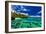 Beach with Coral Reef on South Side of Upolu, Samoa Islands-Martin Valigursky-Framed Photographic Print