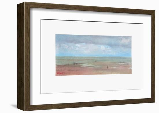 Beach with Dunes-Edgar Degas-Framed Collectable Print