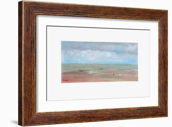 Beach with Dunes-Edgar Degas-Framed Collectable Print