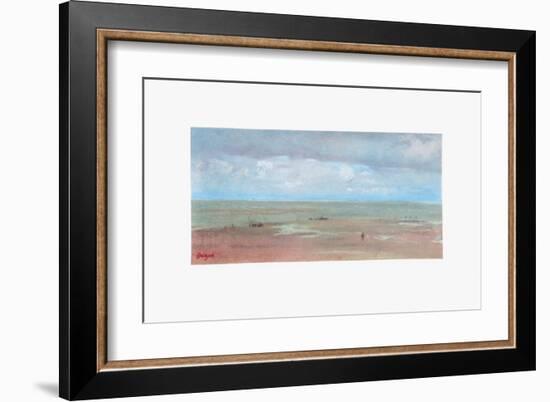 Beach with Dunes-Edgar Degas-Framed Collectable Print