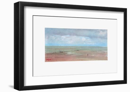 Beach with Dunes-Edgar Degas-Framed Collectable Print