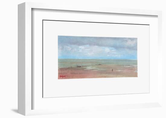 Beach with Dunes-Edgar Degas-Framed Collectable Print