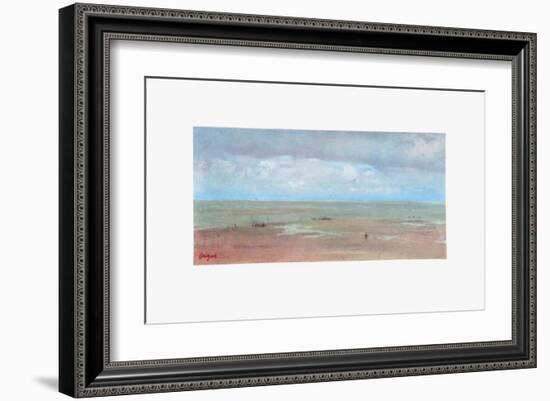 Beach with Dunes-Edgar Degas-Framed Collectable Print