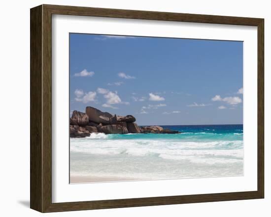 Beach with Large Stones-dizainera-Framed Photographic Print