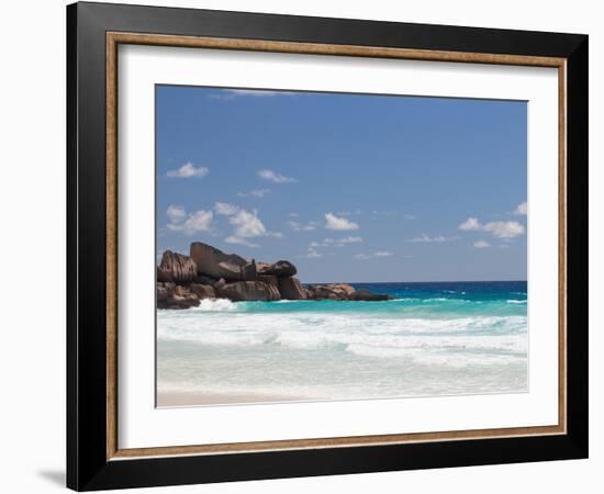 Beach with Large Stones-dizainera-Framed Photographic Print