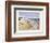 Beach with Seagulla-unknown Chiu-Framed Art Print