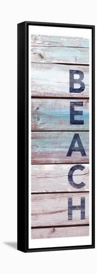 Beach Wood-Victoria Brown-Framed Stretched Canvas