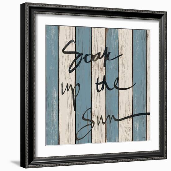 Beach Words I-Elizabeth Medley-Framed Art Print