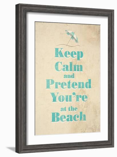 Beach-null-Framed Art Print