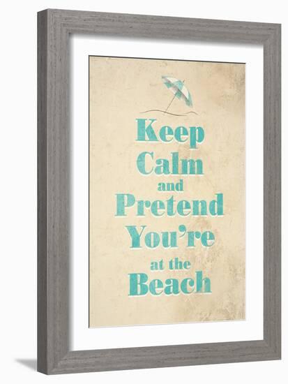 Beach-null-Framed Art Print