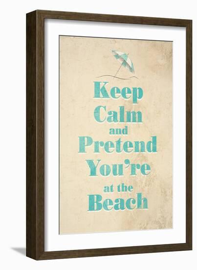 Beach--Framed Art Print