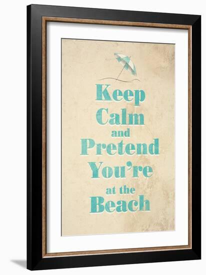 Beach-null-Framed Art Print
