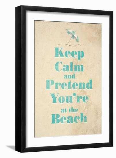 Beach-null-Framed Art Print