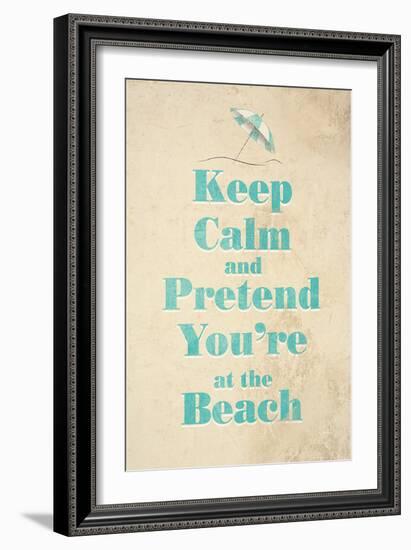 Beach-null-Framed Art Print