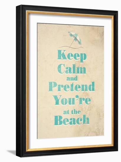 Beach-null-Framed Art Print