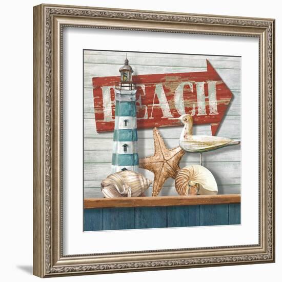 Beach-Conrad Knutsen-Framed Art Print