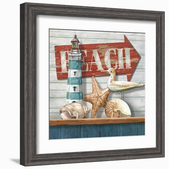 Beach-Conrad Knutsen-Framed Art Print