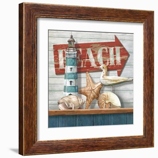 Beach-Conrad Knutsen-Framed Art Print