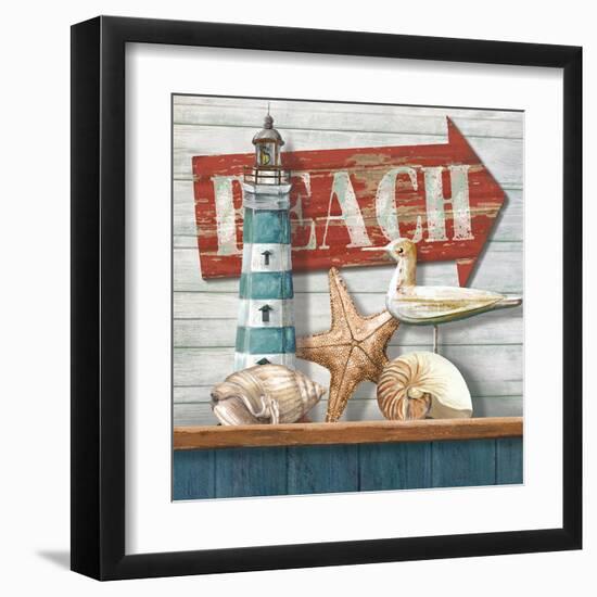 Beach-Conrad Knutsen-Framed Art Print