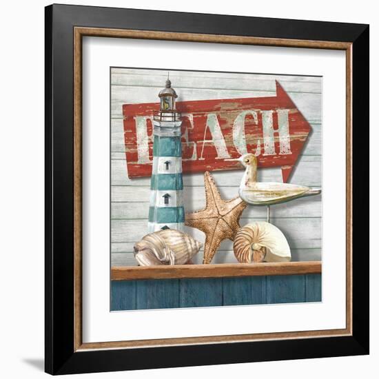 Beach-Conrad Knutsen-Framed Art Print