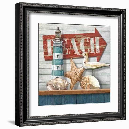 Beach-Conrad Knutsen-Framed Art Print