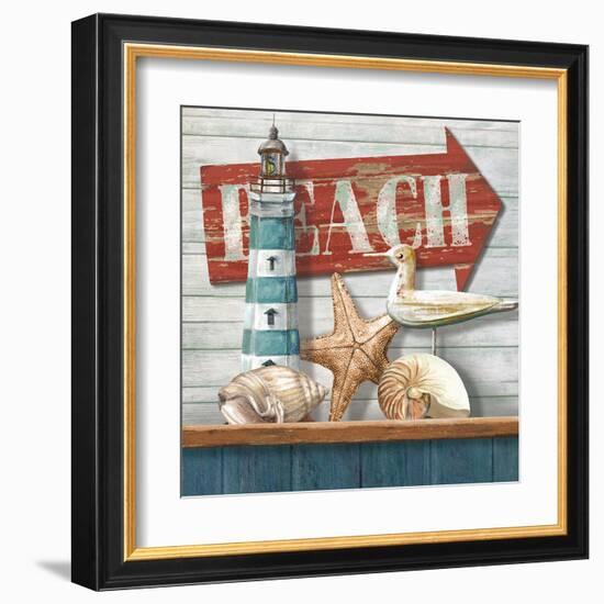 Beach-Conrad Knutsen-Framed Art Print