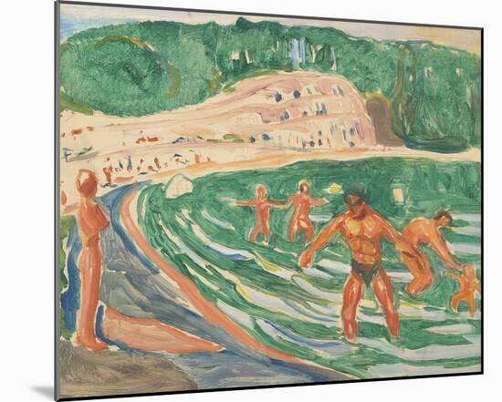 Beach-Edvard Munch-Mounted Giclee Print