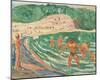 Beach-Edvard Munch-Mounted Giclee Print