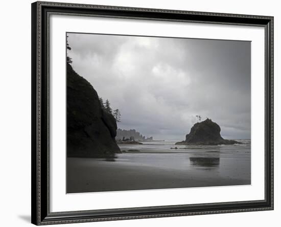 Beach-J.D. Mcfarlan-Framed Photographic Print