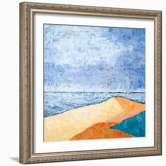 Beach-Hyunah Kim-Framed Art Print