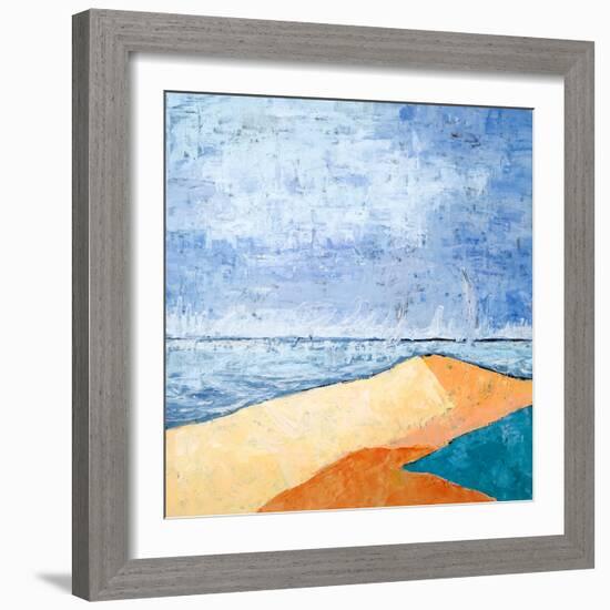 Beach-Hyunah Kim-Framed Art Print