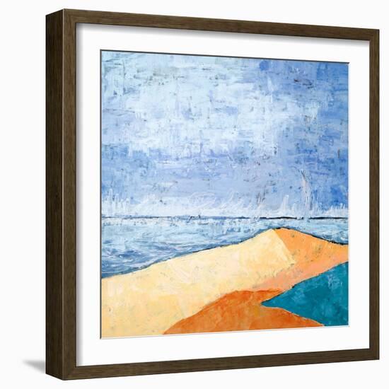 Beach-Hyunah Kim-Framed Art Print