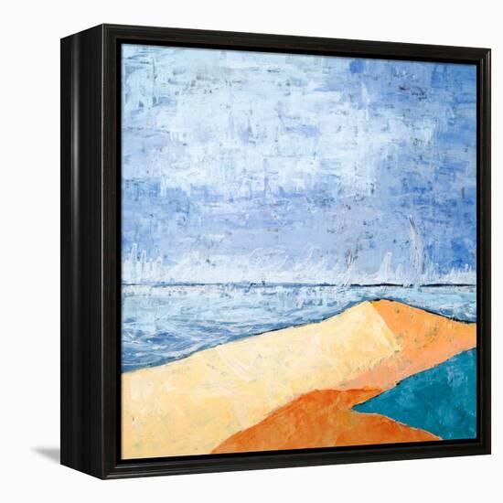 Beach-Hyunah Kim-Framed Stretched Canvas