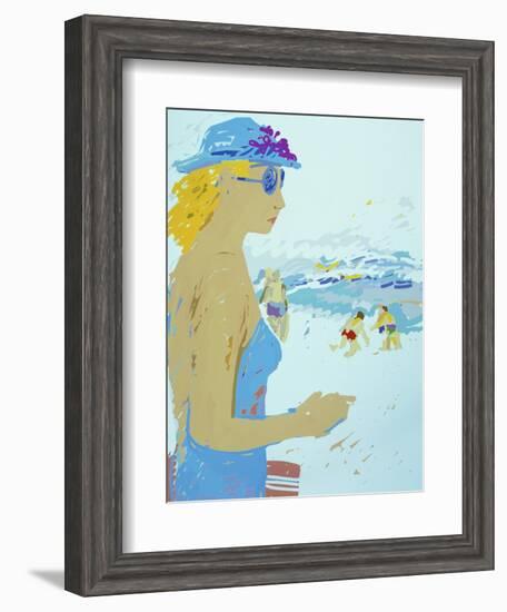 Beach-Diana Ong-Framed Giclee Print