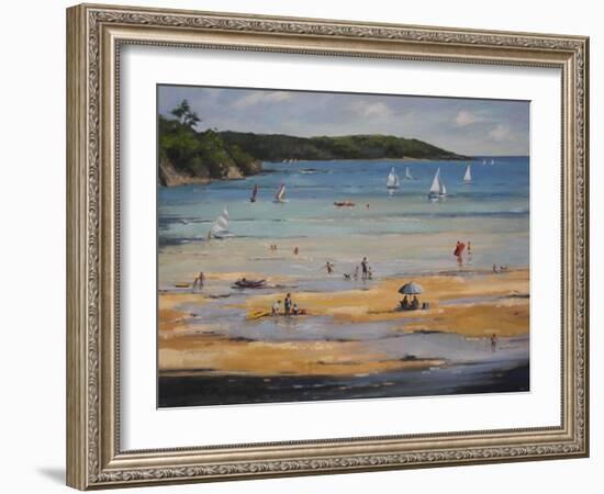 Beach-Jennifer Wright-Framed Giclee Print