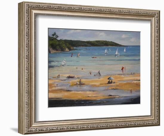 Beach-Jennifer Wright-Framed Giclee Print