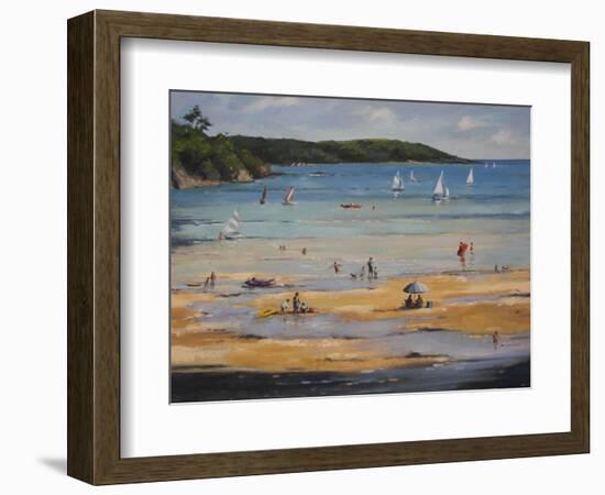 Beach-Jennifer Wright-Framed Giclee Print