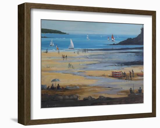 Beach-Jennifer Wright-Framed Giclee Print