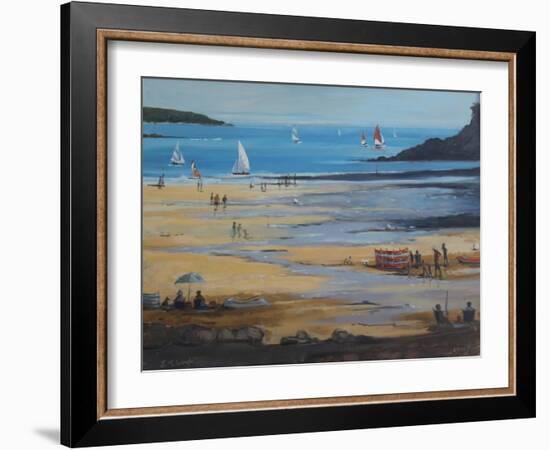 Beach-Jennifer Wright-Framed Giclee Print