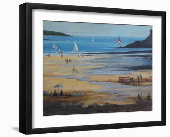Beach-Jennifer Wright-Framed Giclee Print
