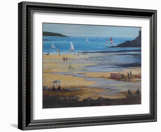 Beach-Jennifer Wright-Framed Giclee Print