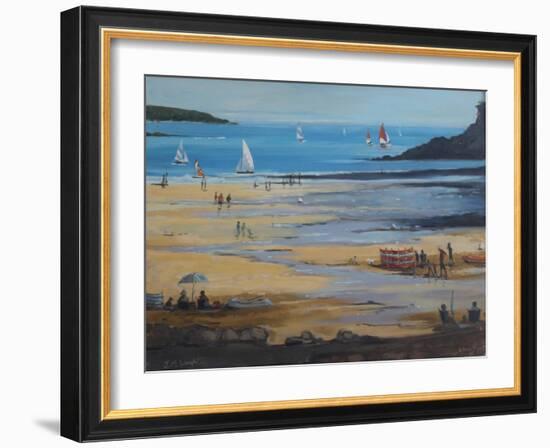 Beach-Jennifer Wright-Framed Giclee Print