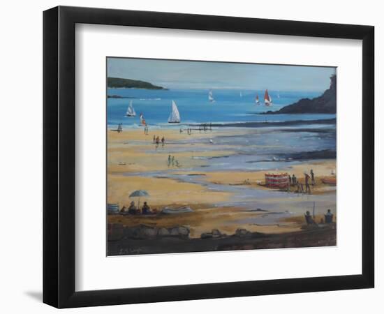 Beach-Jennifer Wright-Framed Giclee Print