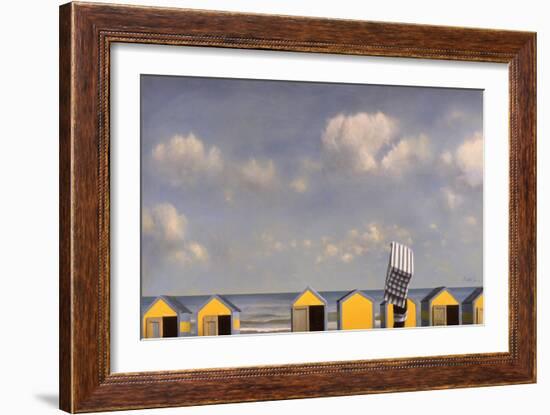 Beachboy-Mark Van Crombrugge-Framed Art Print