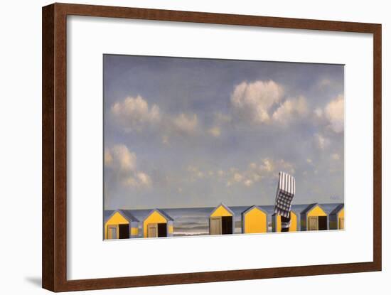 Beachboy-Mark Van Crombrugge-Framed Art Print