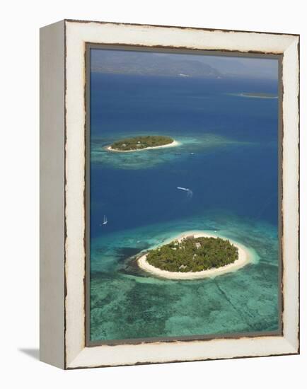 Beachcomber Island Resort and Treasure Island Resort, Mamanuca Islands, Fiji-David Wall-Framed Premier Image Canvas