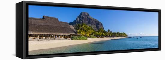 Beachcomber Paradis Hotel, Le Morne Brabant Peninsula, Black River (Riviere Noire), Mauritius-Jon Arnold-Framed Premier Image Canvas