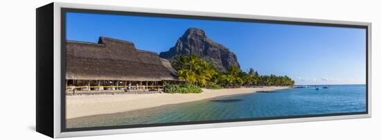 Beachcomber Paradis Hotel, Le Morne Brabant Peninsula, Black River (Riviere Noire), Mauritius-Jon Arnold-Framed Premier Image Canvas