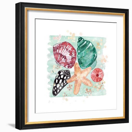 Beachcomber Shells-Sara Berrenson-Framed Art Print